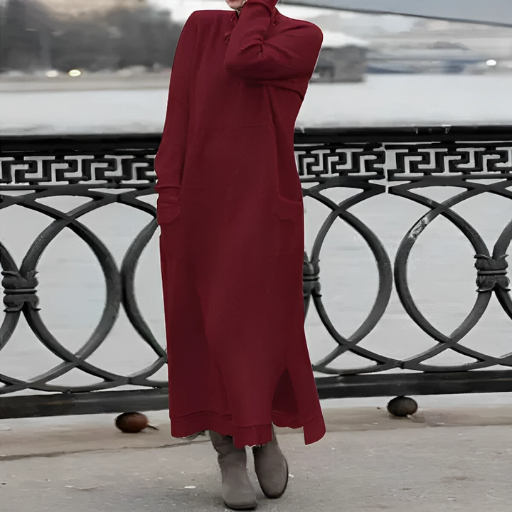 SARI - ROBE D'AUTOMNE ÉLÉGANTE