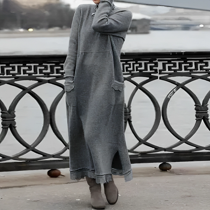 SARI - ROBE D'AUTOMNE ÉLÉGANTE