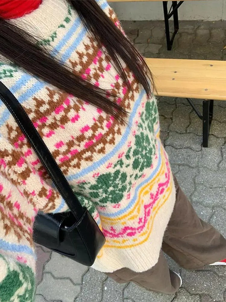 ARMELLE™ | Pull de Noël en maille jacquard pour femme