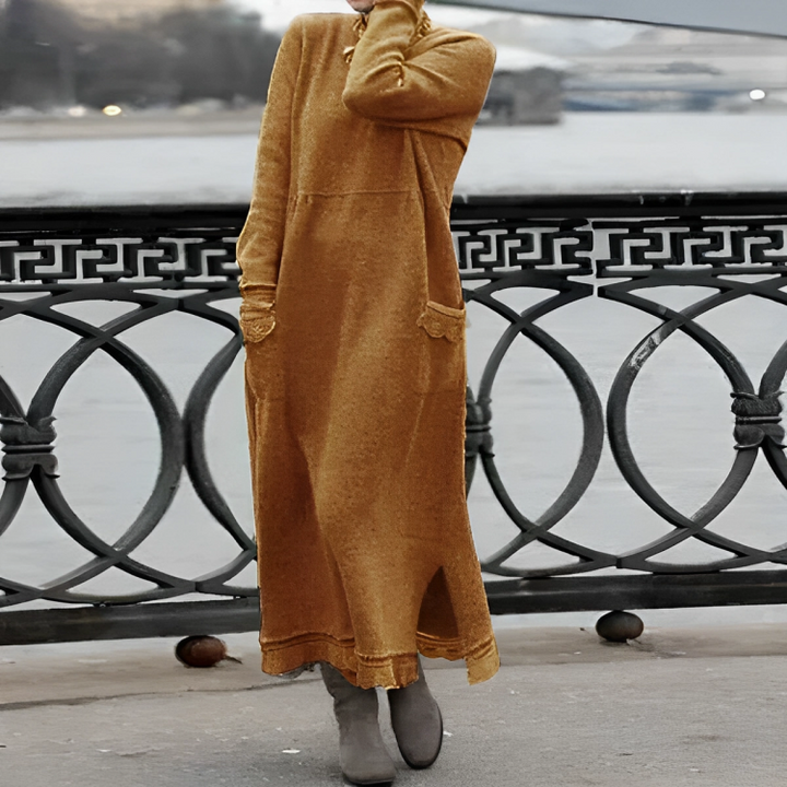 SARI - ROBE D'AUTOMNE ÉLÉGANTE