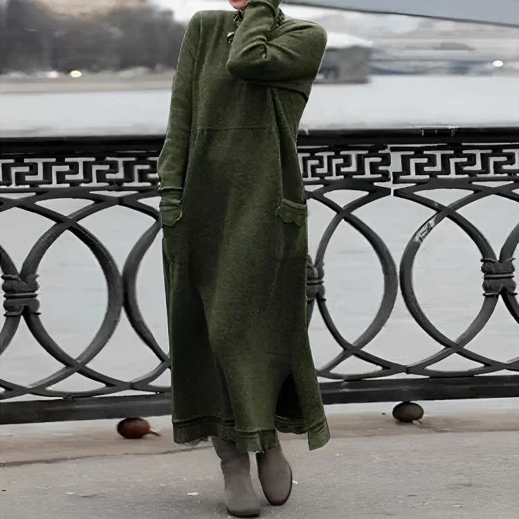 SARI - ROBE D'AUTOMNE ÉLÉGANTE