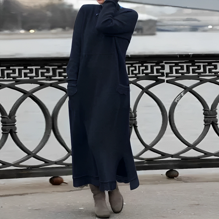 SARI - ROBE D'AUTOMNE ÉLÉGANTE