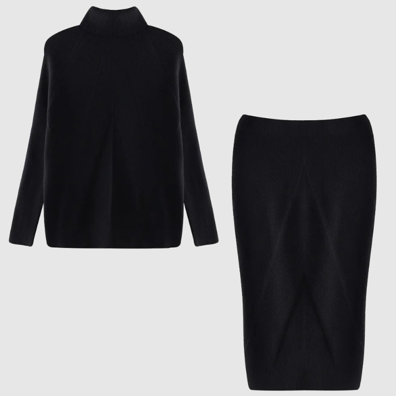 ARIELLE™ | Ensemble Tricot Deux Pièces Fleur