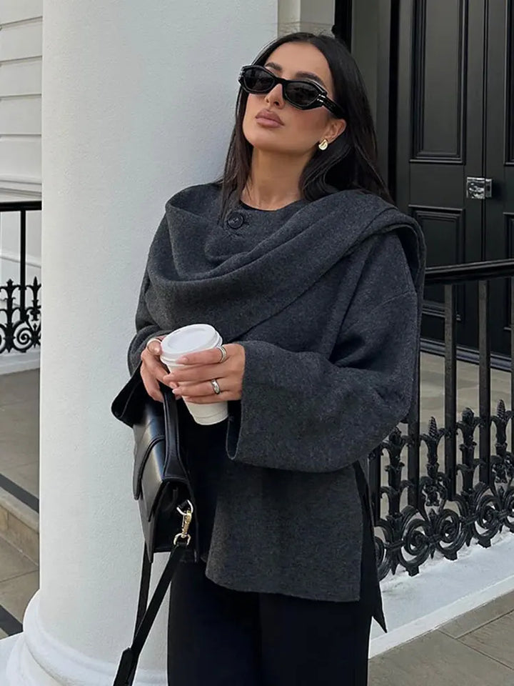 NAOMI™ | Manteau écharpe élégant