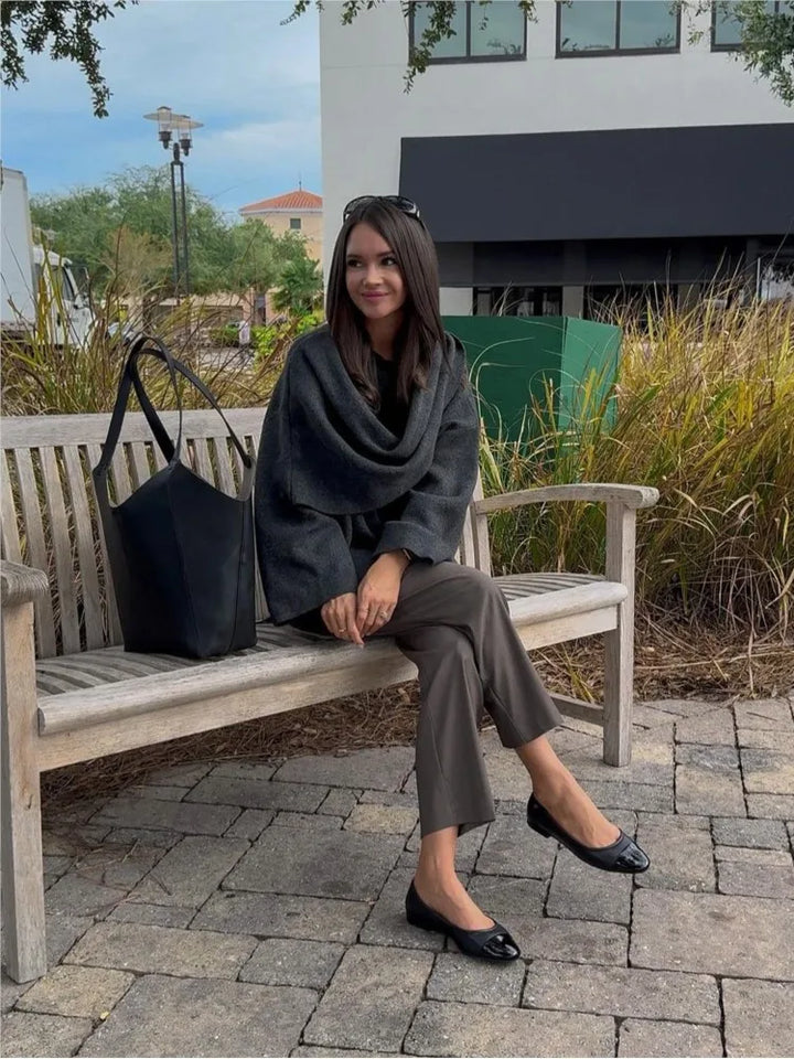 NAOMI™ | Manteau écharpe élégant