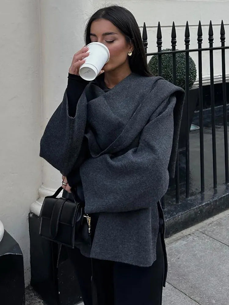 NAOMI™ | Manteau écharpe élégant