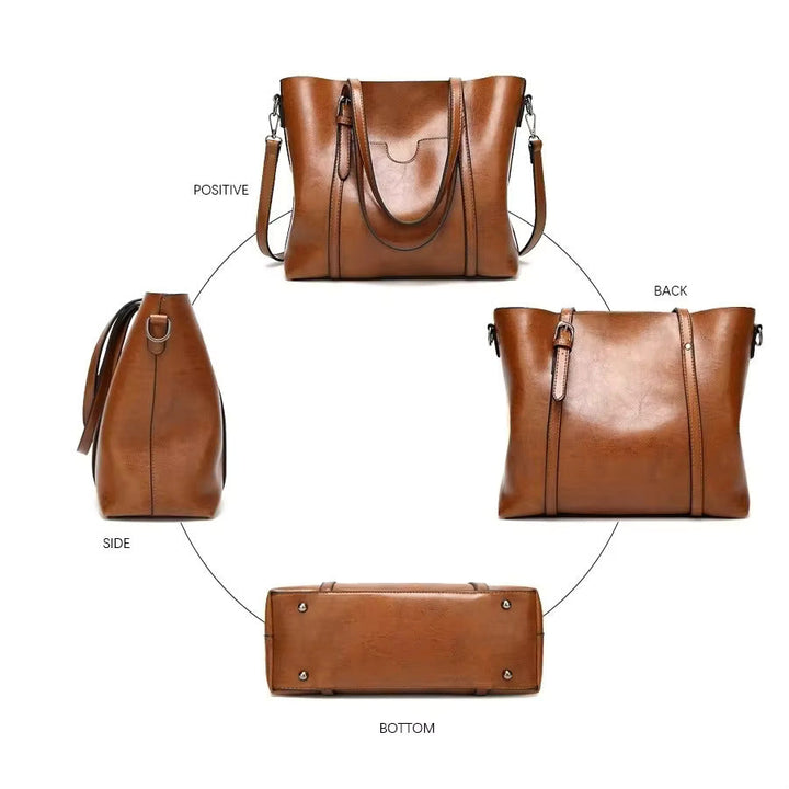 LOUISA™ | Sac en cuir à anses