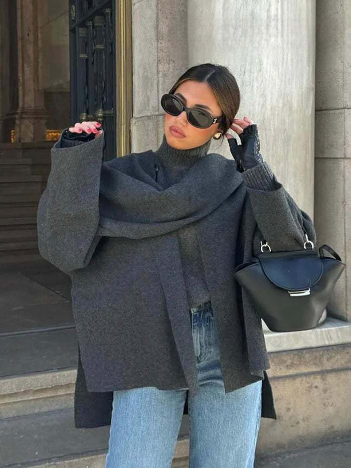 NAOMI™ | Manteau écharpe élégant
