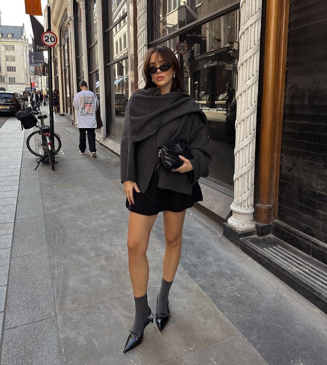 NAOMI™ | Manteau écharpe élégant