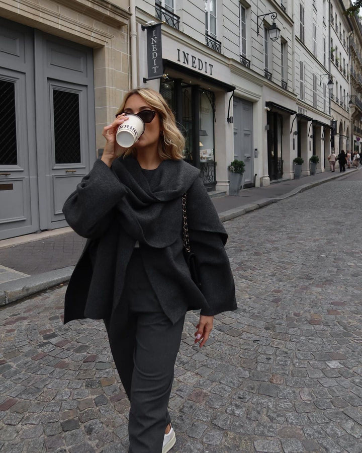 NAOMI™ | Manteau écharpe élégant