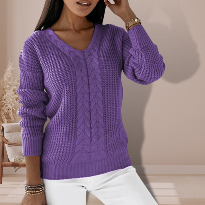 ORIANA™ |  Pull en tricot scandinave