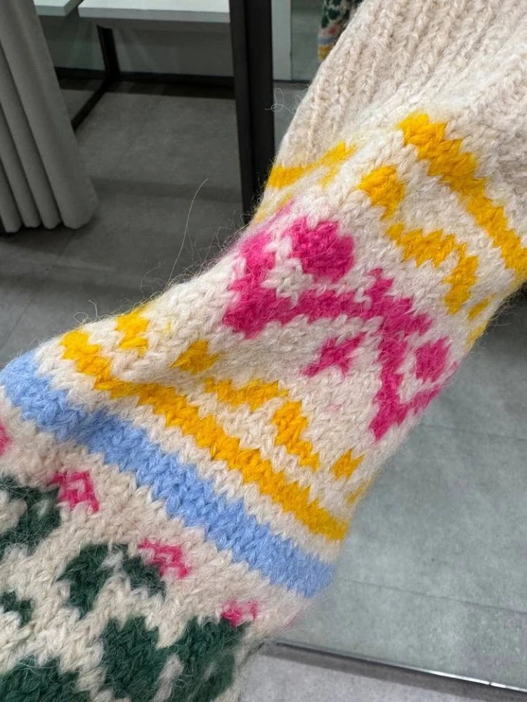 ARMELLE™ | Pull de Noël en maille jacquard pour femme