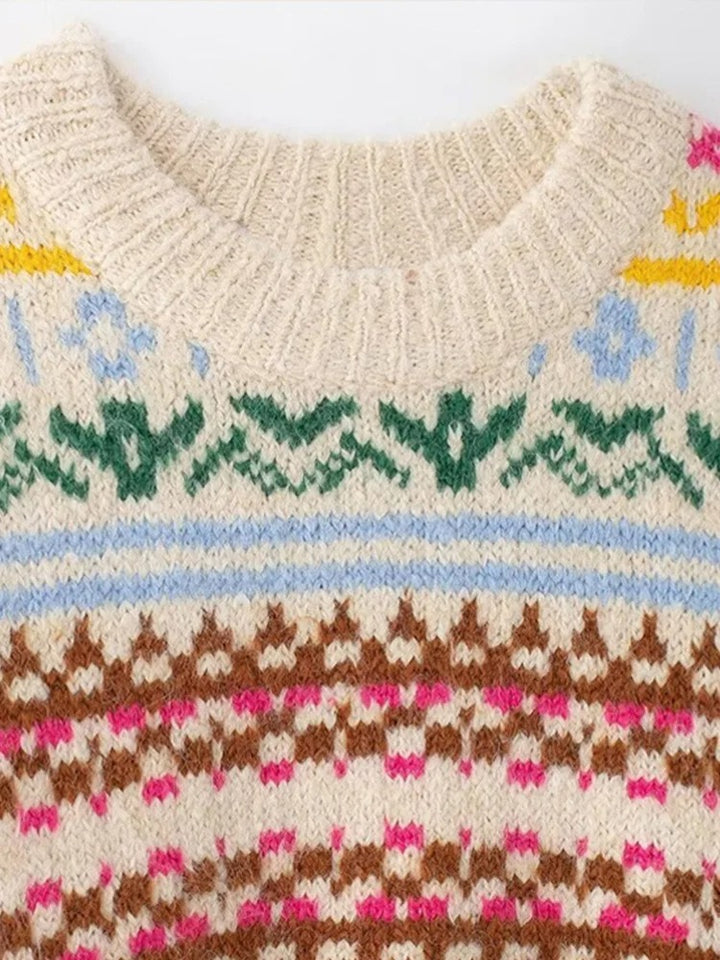 ARMELLE™ | Pull de Noël en maille jacquard pour femme