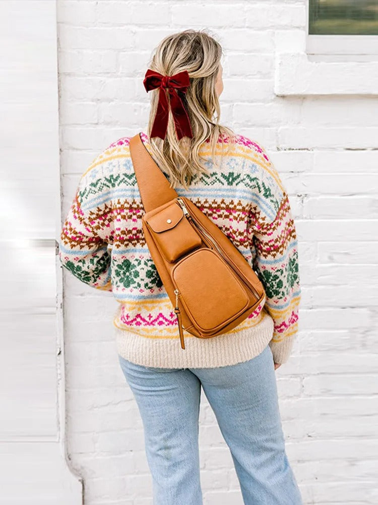 ARMELLE™ | Pull de Noël en maille jacquard pour femme