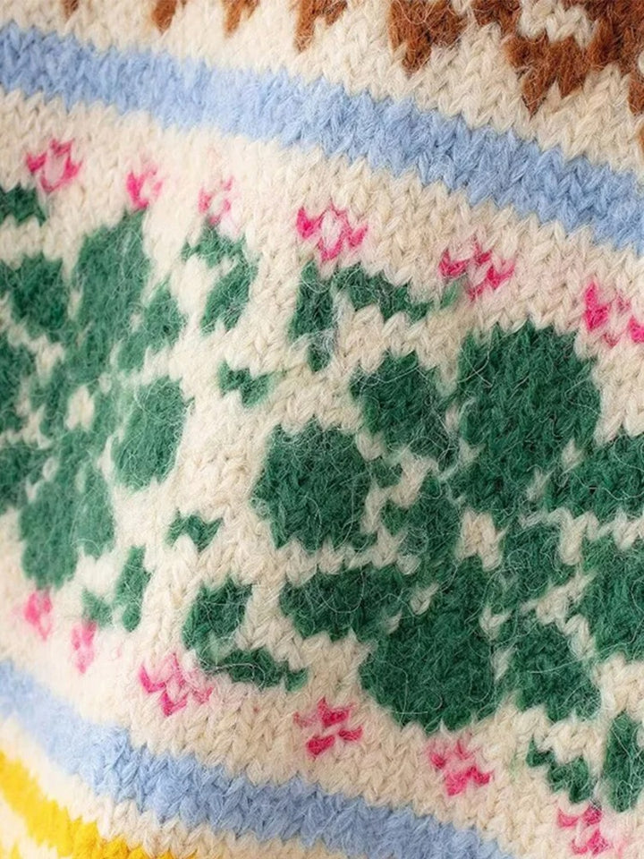 ARMELLE™ | Pull de Noël en maille jacquard pour femme