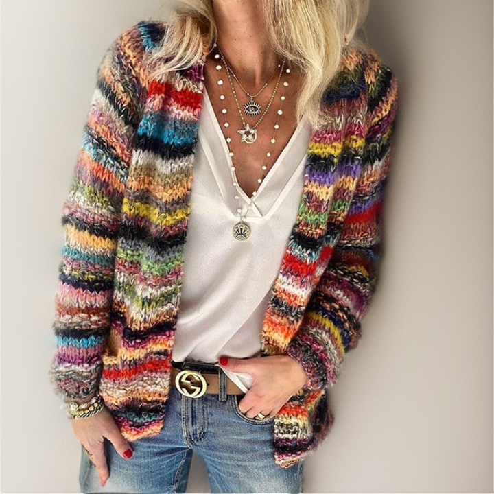ANASTASIE™ | Pull coloré style vintage confortable