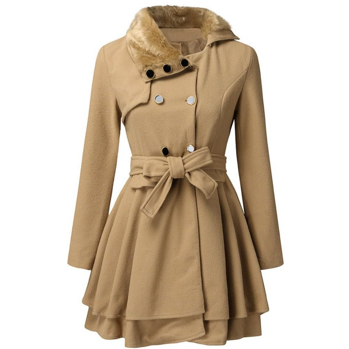 BRIELLE™ | Manteau En Mélange De Line Majestueux